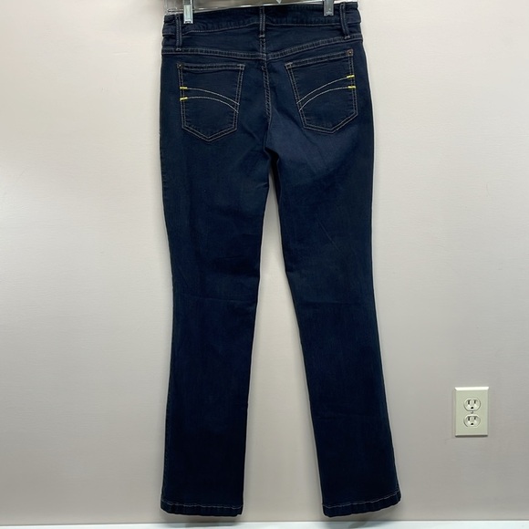 Second Yoga Jeans Mid Rise Straight Leg Dark Wash Stretch Denim 29 - Picture 4 of 16